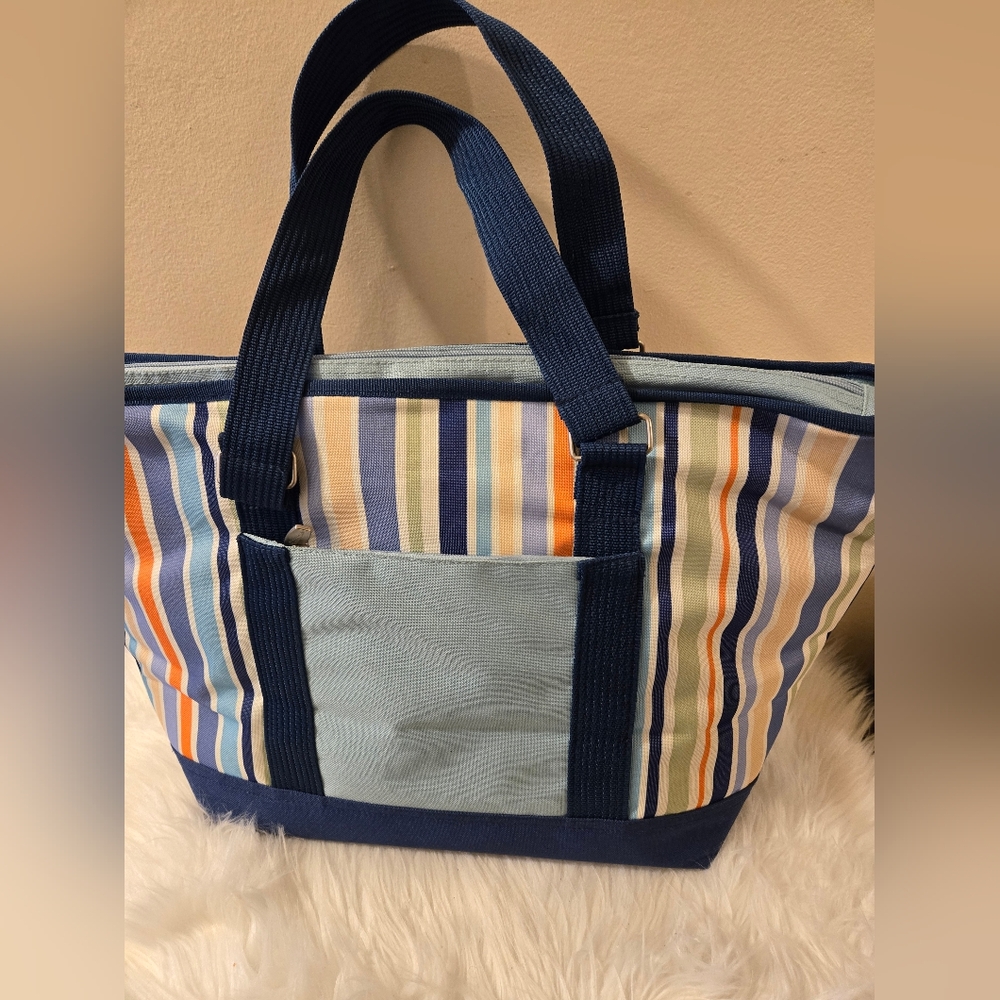 LARGE Picnic Time Heavy Duty Insulated Cooler Tote Lunch Bay